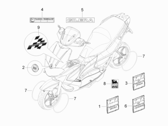 Εικόνα της ΣΗΜΑ ΠΟΔΙΑΣ GILERA RUNNER ST-655545