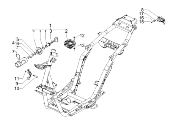 Εικόνα της ΚΛΕΙΔΙ ΑΚΑΤΕΡΓ GILERA RUNNER 50 RST-624321