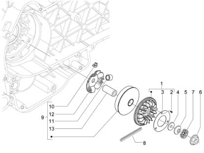 Εικόνα της ΡΟΔΕΛΛΑ ΒΑΡΙΑΤ SCOOTER 125-150-876403