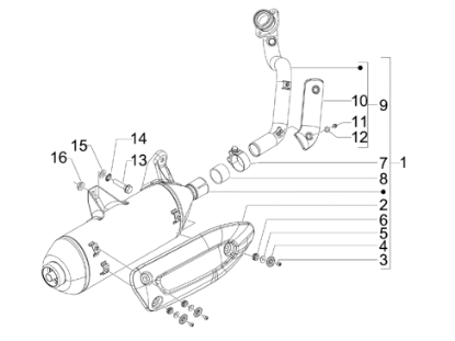 Εικόνα της ΕΞΑΤΜΙΣΗ GILERA RUNNER 125<>200 RST-8732605