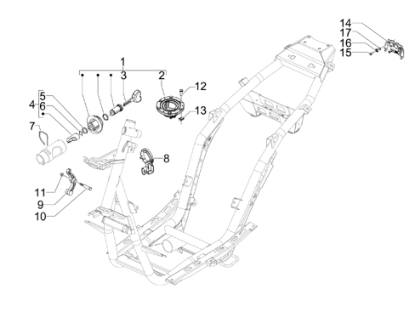 Εικόνα της ΚΕΡΑΙΑ IMMΟΒΙL SCOOTER 125<>800 ΜΕ ΚΑΛΩΔ-1D003415R