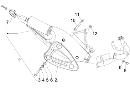 Εικόνα της ΒΙΔΑ ΒΑΣΗΣ ΕΞΑΤΜ SCOOTER M8x75-845591