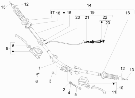 Εικόνα της ΤΡΟΜΠΑ ΦΡ VESPA GT 200-LX-S ΔΕΞΙΑ ±-CM074904