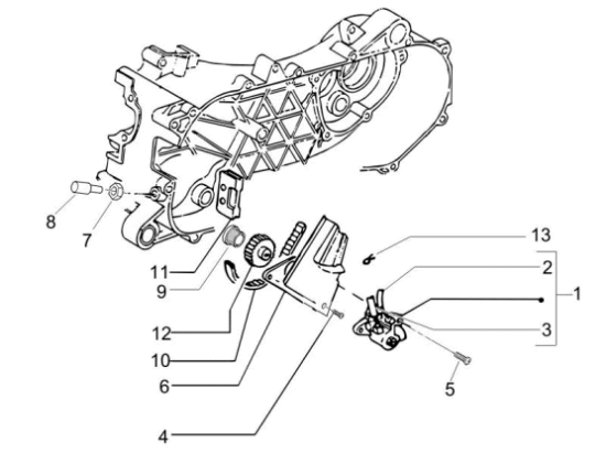 Εικόνα της ΤΡΟΜΠΑ ΛΑΔΙΟΥ SCOOTER 50-82632R