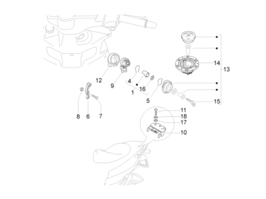 Εικόνα της ΚΛΕΙΔΙ ΑΚΑΤΕΡΓ GILERA RUNNER 50 RST-624321