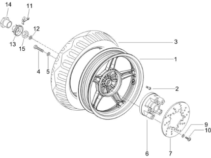 Εικόνα της ΒΑΣΗ ΠΙΣΩ ΔΙΣΚΟΦΡ RUN-STALK-MC2-56111R