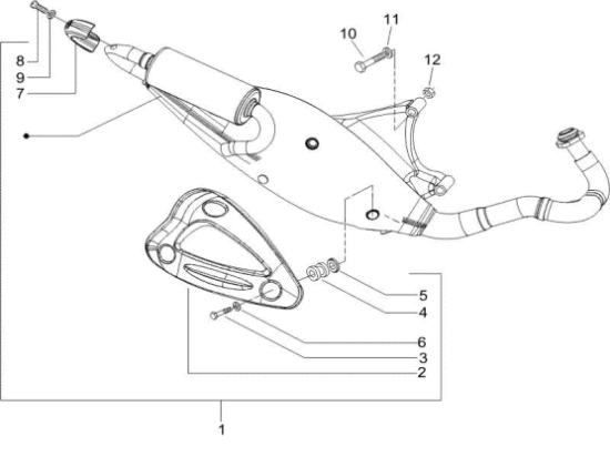 Εικόνα της ΒΙΔΑ ΒΑΣΗΣ ΕΞΑΤΜ SCOOTER M8x75-845591