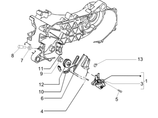 Εικόνα της ΤΡΟΜΠΑ ΛΑΔΙΟΥ SCOOTER 50-82632R