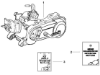 Εικόνα της ΣΕΤ ΤΣΙΜΟΥΧΕΣ SCOOTER 50 2T C01<>C25 Π.Μ-498337