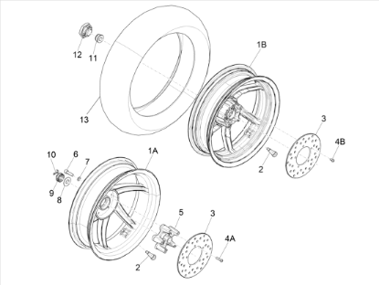 Εικόνα της ΒΑΣΗ ΠΙΣΩ ΔΙΣΚΟΦΡ RUN-STALK-MC2-56111R