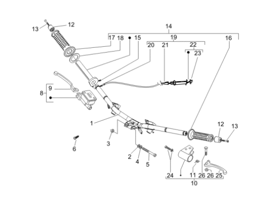 Εικόνα της ΤΡΟΜΠΑ ΦΡ VESPA GT 200-LX-S ΔΕΞΙΑ ±-CM074904