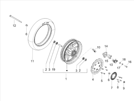 Εικόνα της ΕΛΑΣΤΙΚΟ MICHELIN 110/80-14 SR GT-1C006137