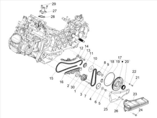 Εικόνα της ΤΡΟΜΠΑ ΛΑΔΙΟΥ SCOOTER 125-150 4T/2V/3V-B017915