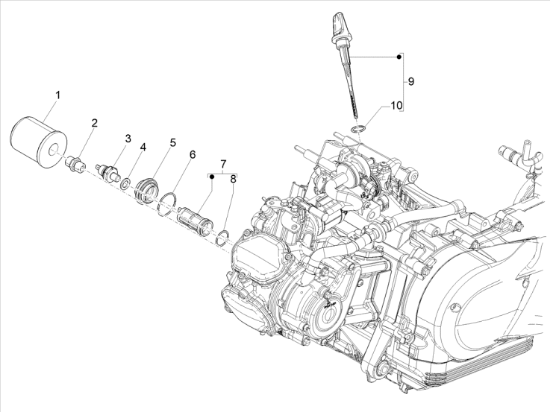 Εικόνα της ΦΙΛΤΡΟ ΛΑΔΙΟΥ SCOOTER 4T 125<>300 CC-1A022356