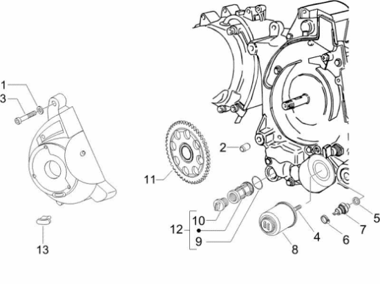 Εικόνα της ΦΙΛΤΡΟ ΛΑΔΙΟΥ SCOOTER 4T 125<>300 CC-1A022356