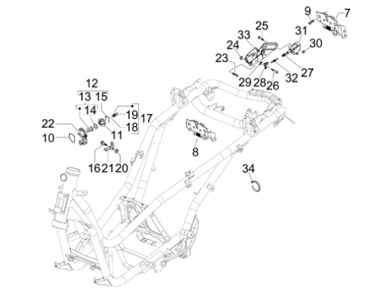 Εικόνα της ΚΕΡΑΙΑ IMMΟΒΙL SCOOTER 125<>800 ΜΕ ΚΑΛΩΔ-1D003415R