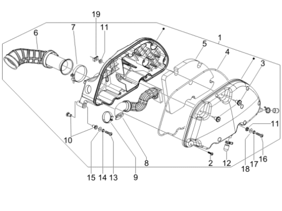 Εικόνα της ΦΥΣΟΥΝΑ ΚΑΡΜΠ/ΘΑΛ ΦΙΛ X8-X9-MP3-GTS 125-841515