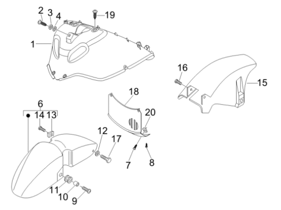 Εικόνα της ΠΟΔΙΑ ΨΥΓΕΙΟΥ Χ8-X9-X EVO 125<>250-623589000P