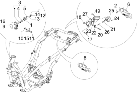 Εικόνα της ΚΕΡΑΙΑ IMMΟΒΙL SCOOTER 125<>800 ΜΕ ΚΑΛΩΔ-1D003415R