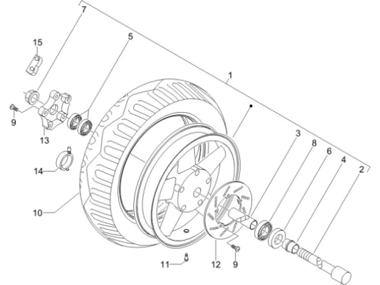 Εικόνα της ΑΠΟΣΤΑΤΗΣ ΜΠΡ ΤΡΟΧΟΥ BE-X9 125-180-NEXUS-564448