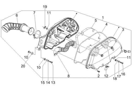 Εικόνα της ΦΛΑΝΤΖΑ ΘΑΛΑΜΟΥ ΦΙΛΤΡΟΥ VESPA GTS-844428