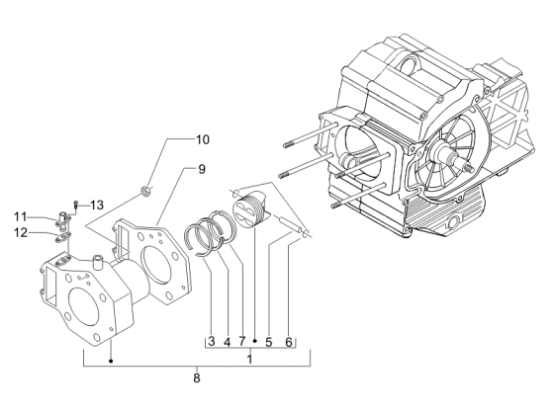 Εικόνα της ΚΥΛΙΝΔΡΟΣ SCOOTER 400 CC-B018504