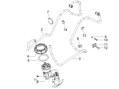 Εικόνα της ΦΙΛΤΡΟ ΒΕΝΖΙΝΗΣ Χ8-X EVO-MP3 400CC-FUOCO-639455