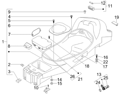 Εικόνα της ΒΑΣΗ ΑΝΑΠΤΗΡΑ SCOOTER ΚΟΜΠΛΕ-294770