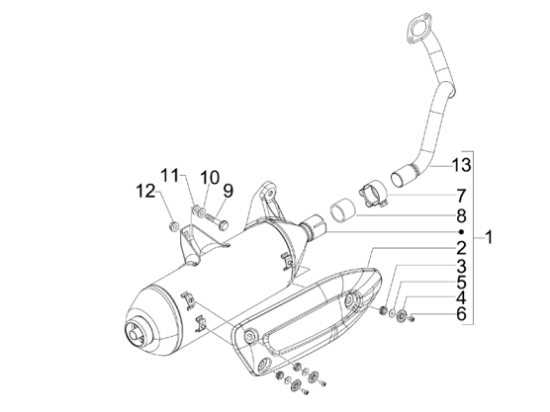 Εικόνα της ΕΞΑΤΜΙΣΗ MP3 125-X7-X8-X EVO 125-8482785