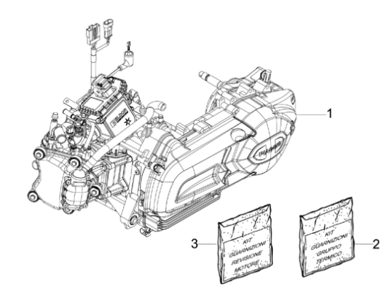 Εικόνα της ΣΕΤ ΦΛΑΝΤΖΕΣ+ΤΣΙΜ SCOOTER 125-150 4T 09>-497553