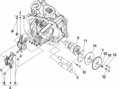 Εικόνα της ΕΚΚΕΝΤΡΟΦΟΡΟΣ SCOOTER 125 4T-4V MY08>-8751215