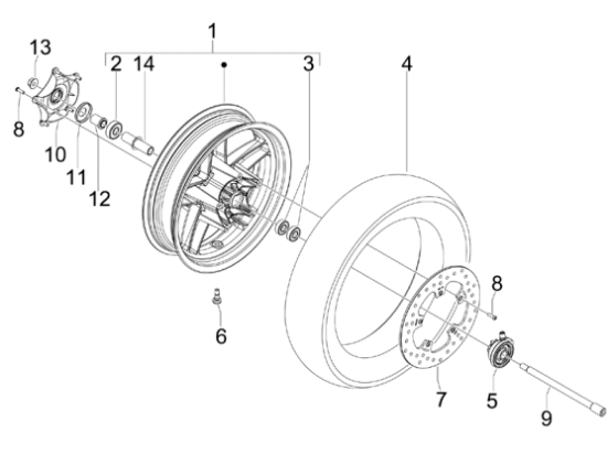 Εικόνα της ΕΛΑΣΤΙΚΟ MICHELIN 120/70-14 55S CITY GR2-CM319111