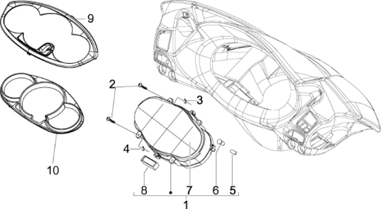 Εικόνα της ΚΟΡΝΙΖΑ ΚΟΝΤΕΡ X7 ΕΣΩΤ ΜΑΥΡΗ 98/A-65649000XN2