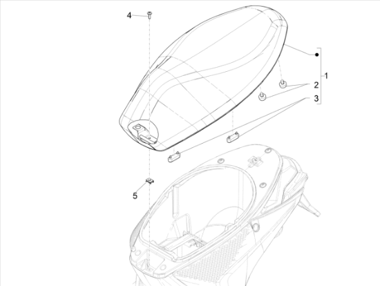 Εικόνα της ΣΕΛΑ PIAGGIO 1 (ΜΠΛΕ ΜΑΤ/ΛΕΥΚΟ GLOSSY)-1B008383000C2