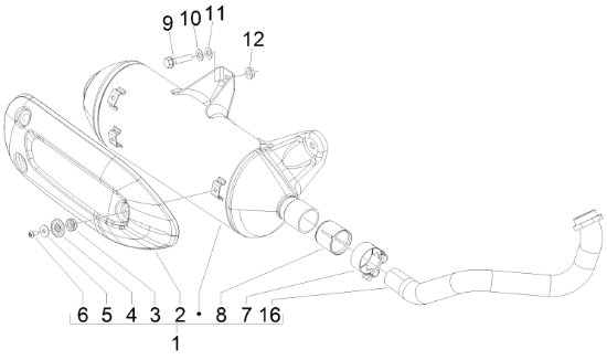 Εικόνα της ΕΞΑΤΜΙΣΗ MP3 125-X7-X8-X EVO 125-8482785