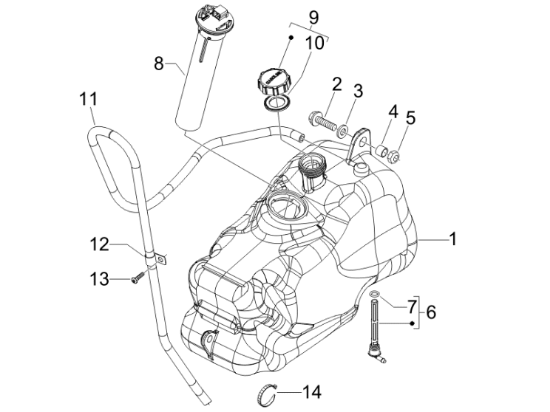 Εικόνα της ΤΕΠΟΖΙΤΟ ΒΕΝΖ Χ7-Χ8 125-150-MP3 125-623761