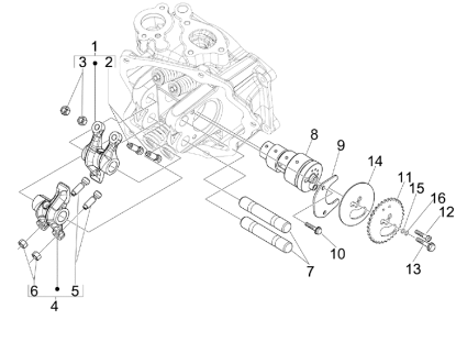 Εικόνα της ΕΚΚΕΝΤΡΟΦΟΡΟΣ SCOOTER 125 4T-4V MY08>-8751215