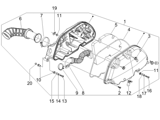 Εικόνα της ΘΑΛΑΜΟΣ ΦΙΛΤΡΟΥ Χ8-GTS-MP3 250 04-13>-B018040