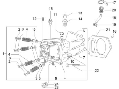 Εικόνα της ΚΕΦΑΛΗ ΚΥΛΙΝΔΡΟΥ SCOOTER 500-82988R1