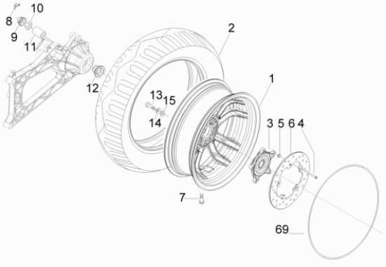 Εικόνα της ΕΛΑΣΤΙΚΟ MICHELIN 140/70-14 68S CITY GR2-CM319107