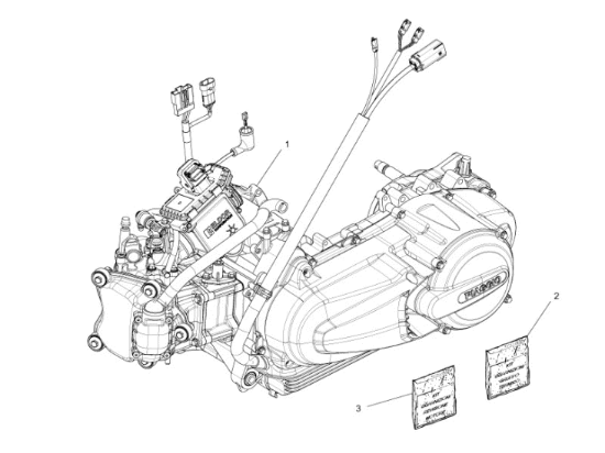 Εικόνα της ΣΕΤ ΦΛΑΝΤΖΕΣ SCOOTER 125-150 4T 09>-497554