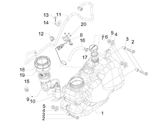 Εικόνα της ΤΡΟΜΠΑ ΒΕΝΖΙΝΑΣ X7-X EVO-MP3 125-300ΗΛΕΚ-643035