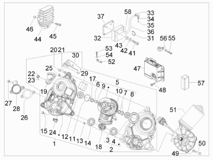 Εικόνα της ΑΚΡΟΦΥΣΙΟ ΠΟΛ/ΣΤΗ SCOOTER 125<>400-1A024520