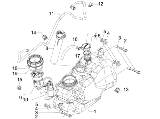 Εικόνα της ΤΡΟΜΠΑ ΒΕΝΖΙΝΑΣ X7-X EVO-MP3 125-300ΗΛΕΚ-643035