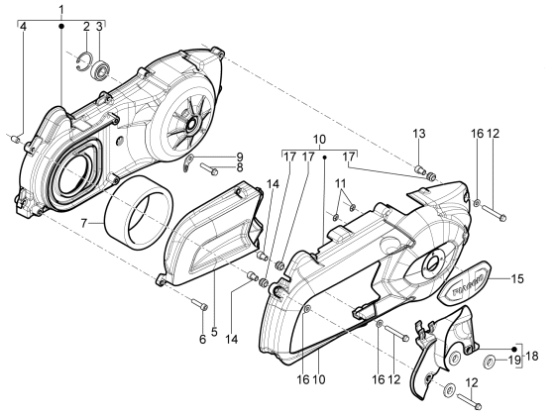 Εικόνα της ΦΙΛΤΡΟ ΑΕΡΟΣ ΚΑΠΑΚΙ ΑΕΡΑΓ BEV 300 MY10-875701