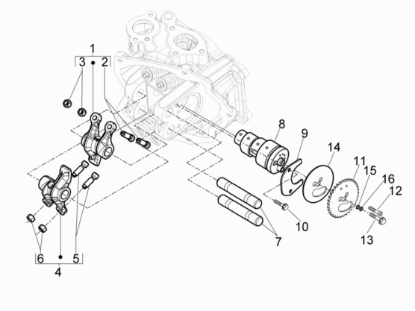 Εικόνα της ΕΚΚΕΝΤΡΟΦΟΡΟΣ SCOOTER 125 4T-4V MY08>-8751215