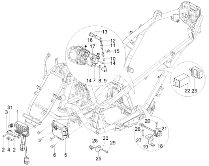 Εικόνα της ΑΚΡΟΦΥΣΙΟ ΠΟΛ/ΣΤΗ SCOOTER 125<>400-1A024520