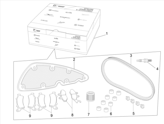 Εικόνα της ΚΙΤ SERVICE ΜΕΓΑΛΟ MP3 350-1R000371