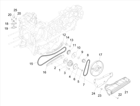 Εικόνα της ΤΕΝΤΩΤΗΡΑΣ ΚΑΔΕΝΑΣ SCOOTER 125<>300 E5-1A021978R