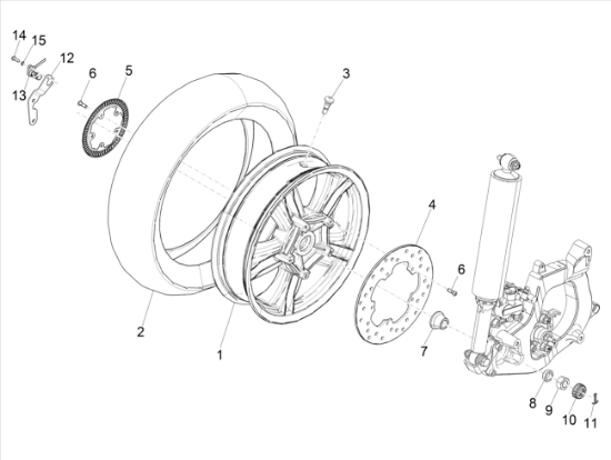 Εικόνα της ΒΑΣΗ ΣΕΝΣΟΡΑ ABS BEVERLY-MP3 300-1C002566